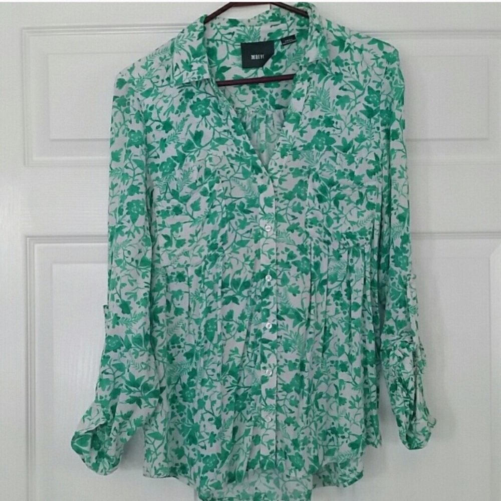 LAST CHANCE: Anthro Maeve Islet Floral Blouse